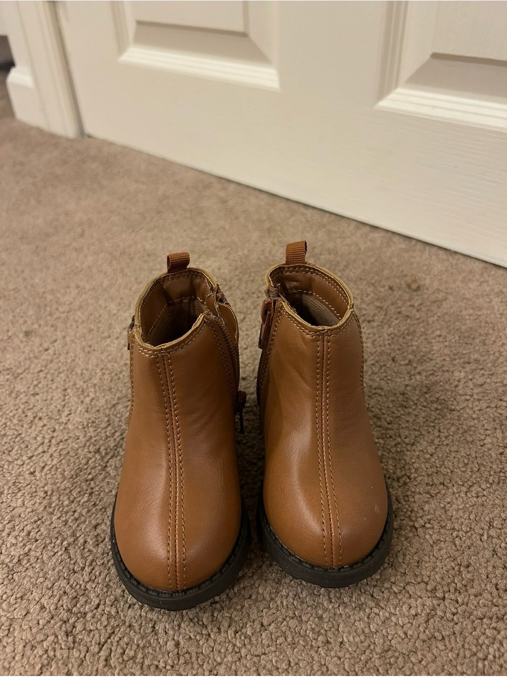 Toddler Classic Zip Boot in Brown